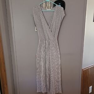 Striped Black and White Women's Romper